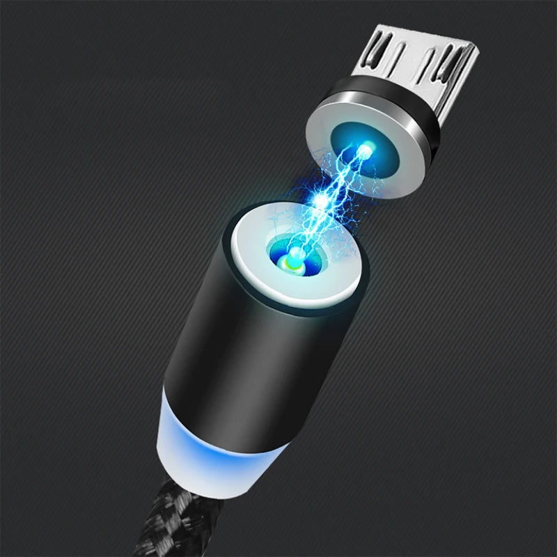 LED Magnetic Fast Charging Type C Cable