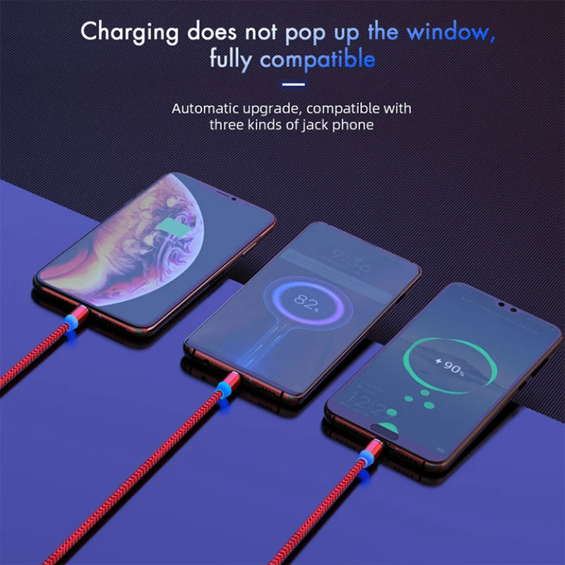 LED Magnetic Fast Charging Type C Cable