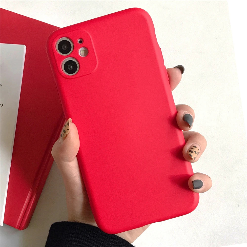 Luxury Business Design Liquid Silicone Case for iPhone All Sizes