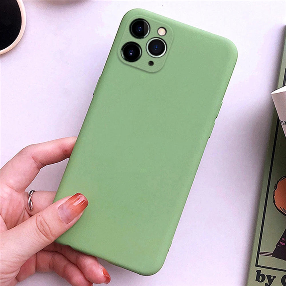 Luxury Business Design Liquid Silicone Case for iPhone All Sizes