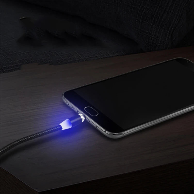 LED Magnetic Fast Charging Type C Cable