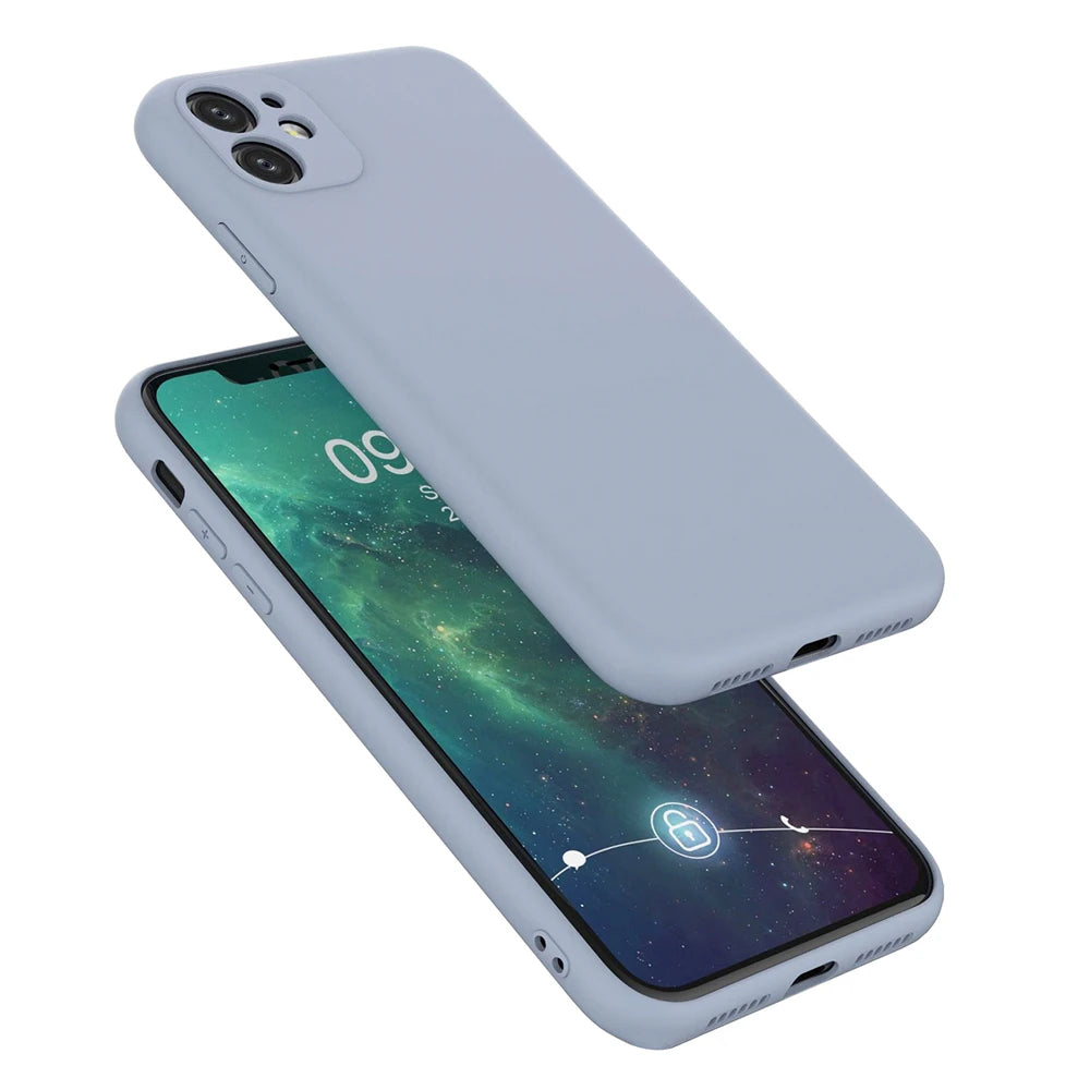 Luxury Business Design Liquid Silicone Case for iPhone All Sizes