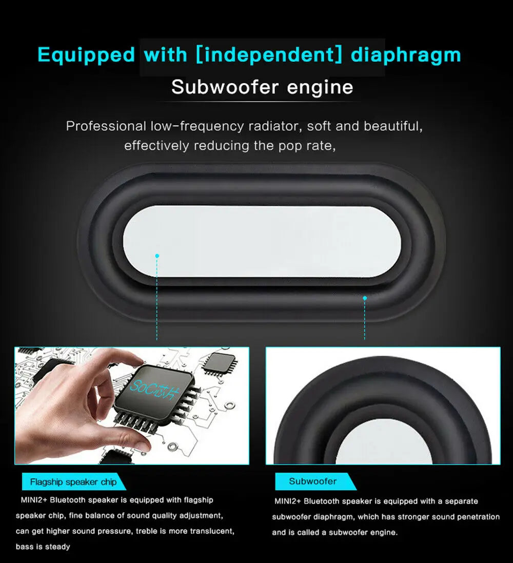 Waterproof Portable Bluetooth Speaker