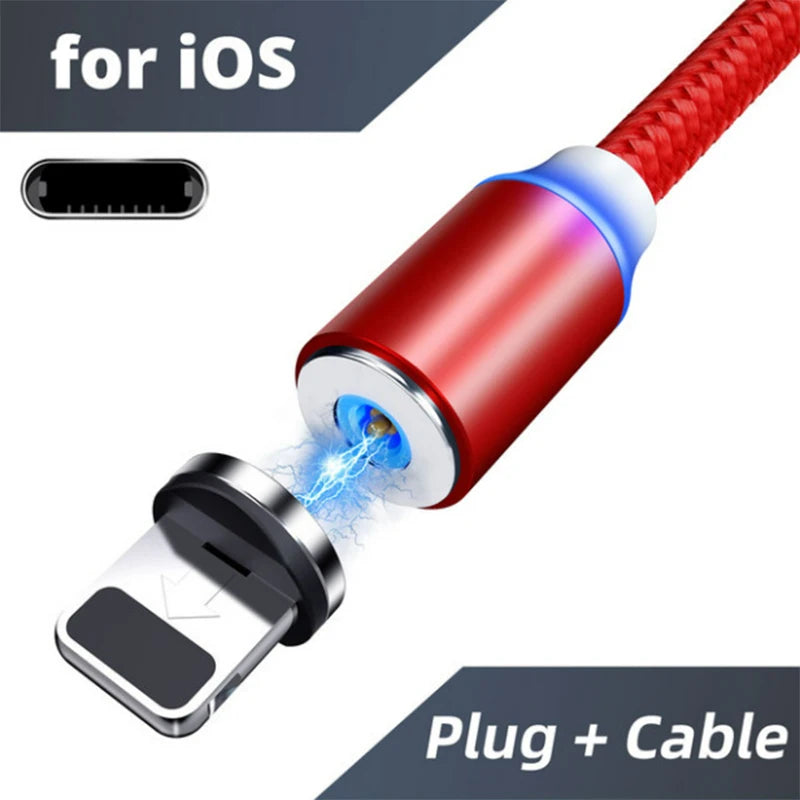 LED Magnetic Fast Charging Type C Cable