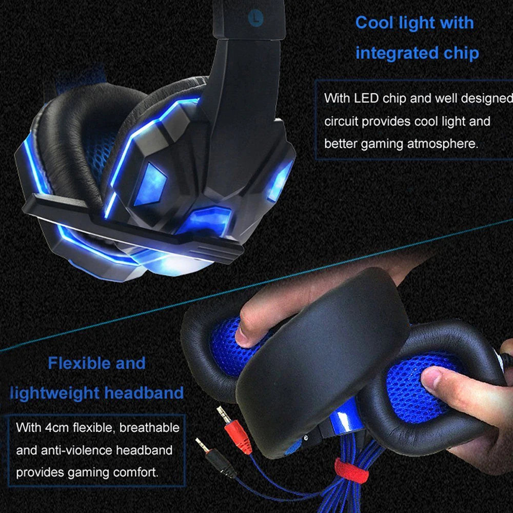 Gaming Headset With LED Light