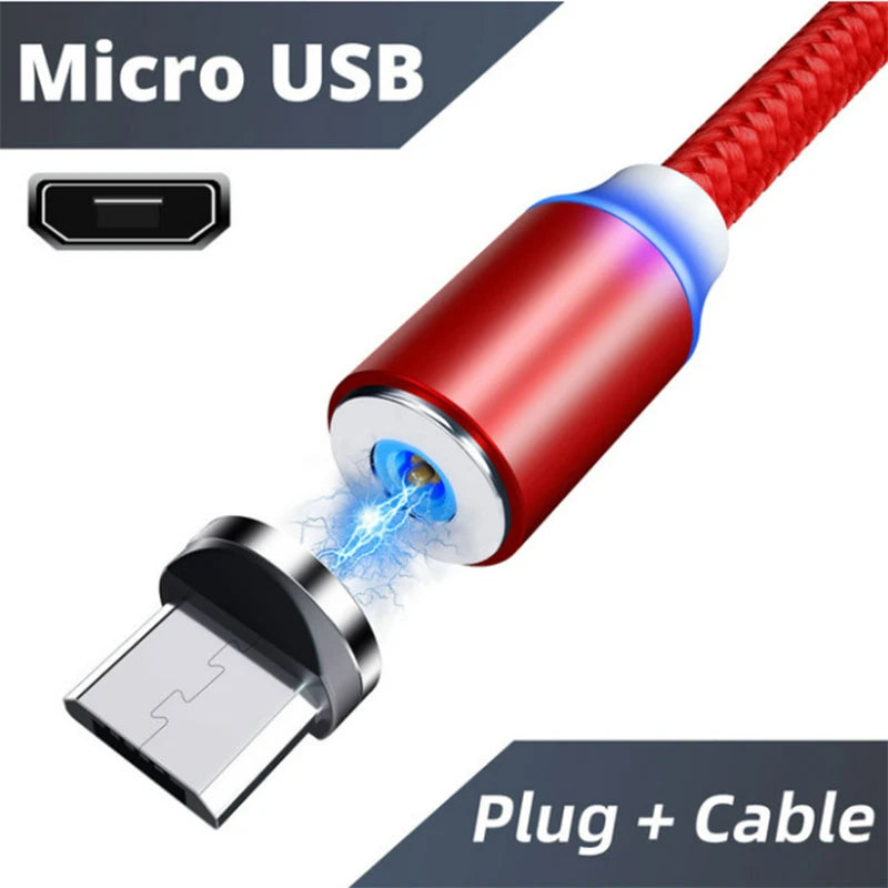 LED Magnetic Fast Charging Type C Cable