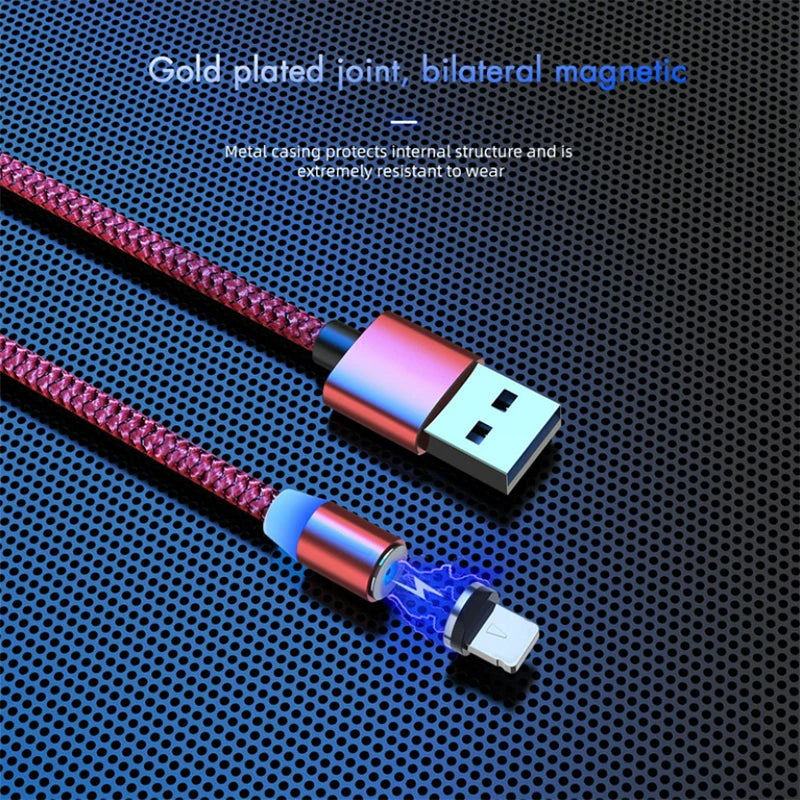 LED Magnetic Fast Charging Type C Cable
