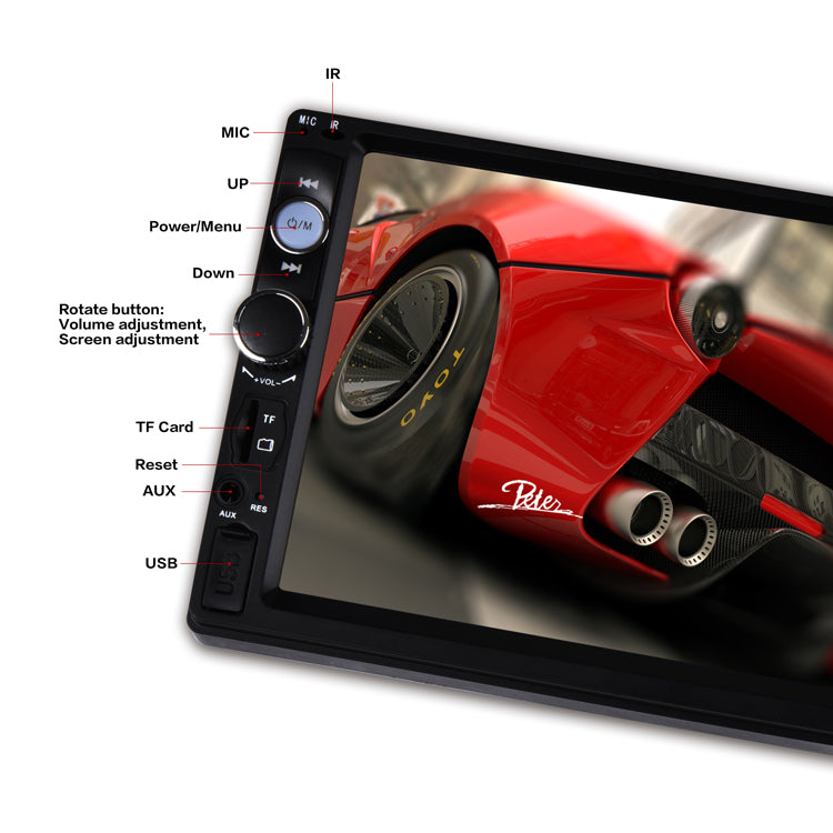 Hd 7 Inch Car Stereo Radio Multimedia Bt Audio