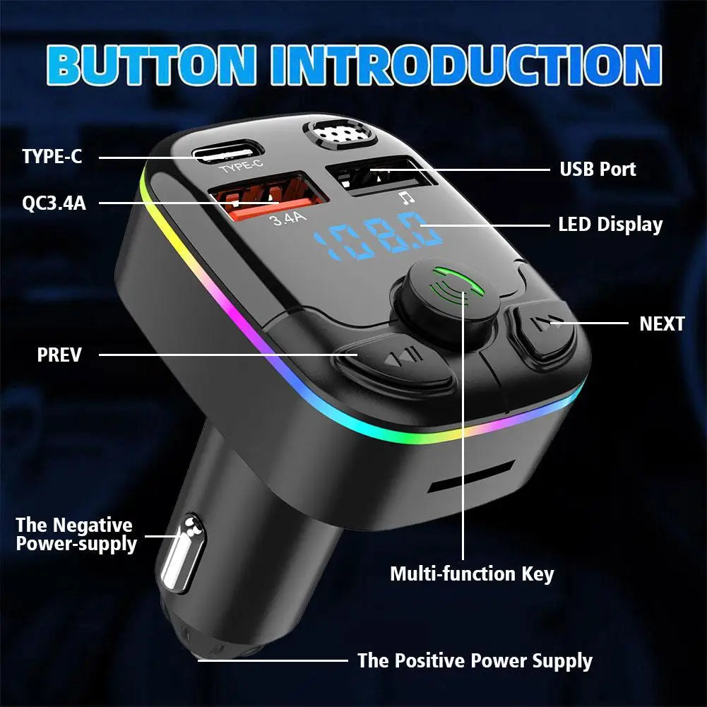 Car Bluetooth FM Transmitter
