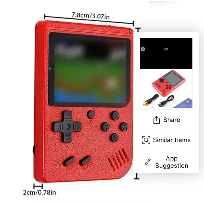 Children's Handheld Small Game Console With 400 Games