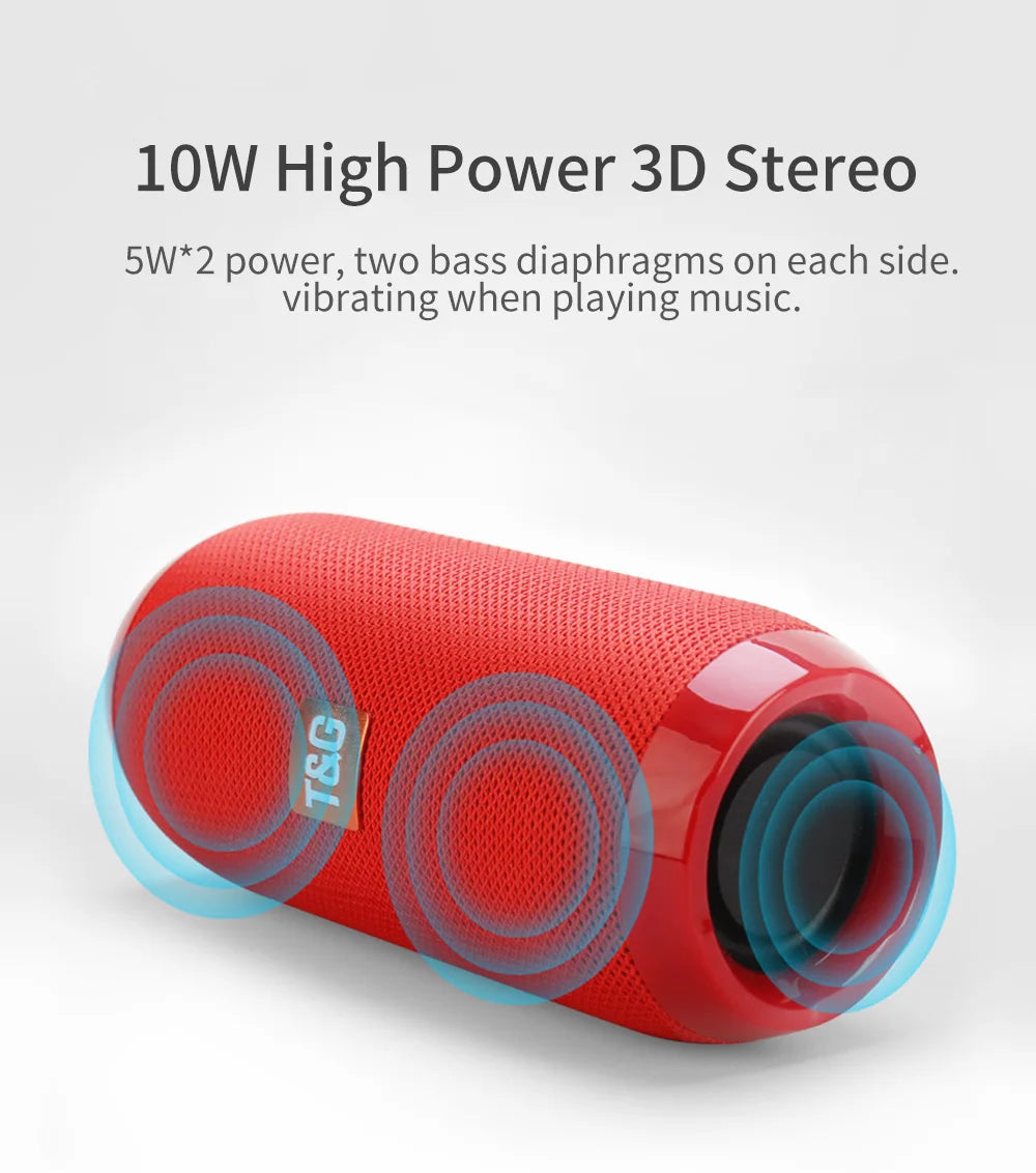 T&G Portable Sound Box Waterproof Loudspeaker