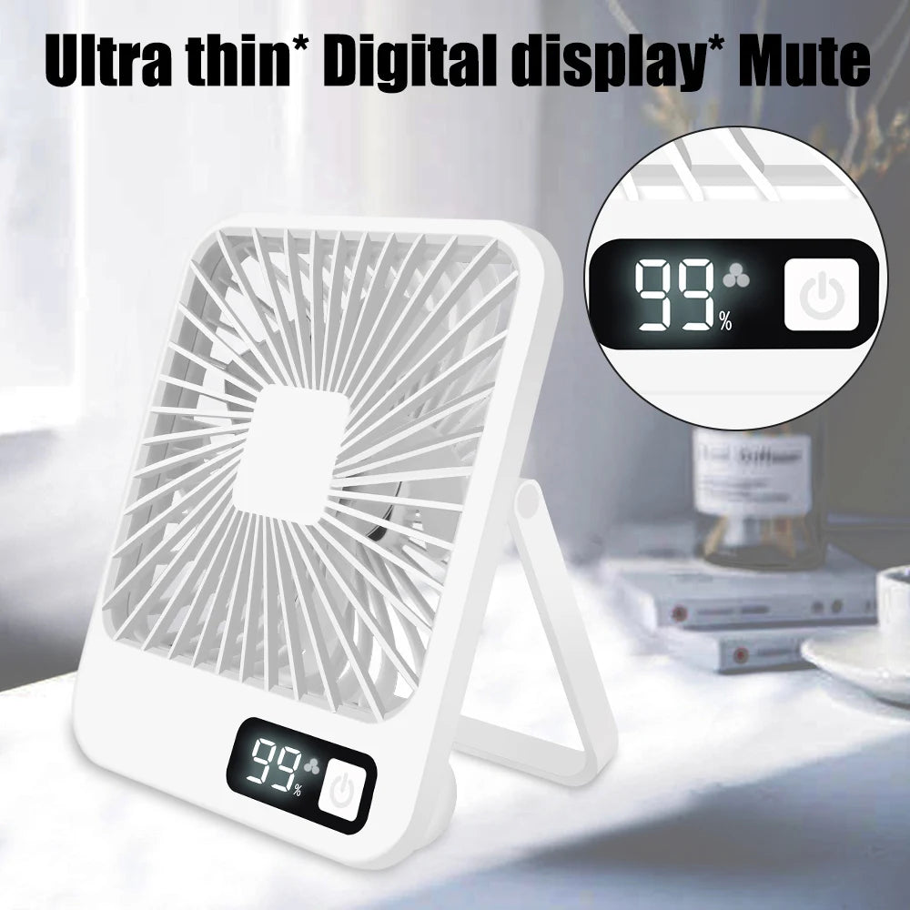 Portable Desktop Fan Rechargeable