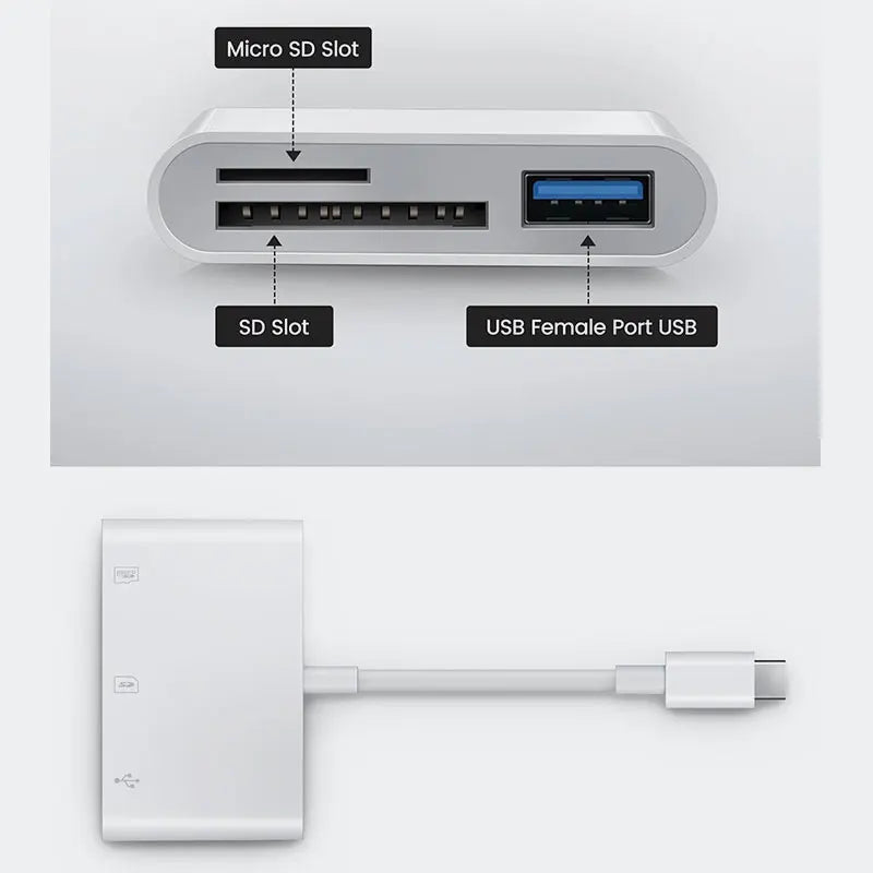 3 In 1 Adapter Type-C