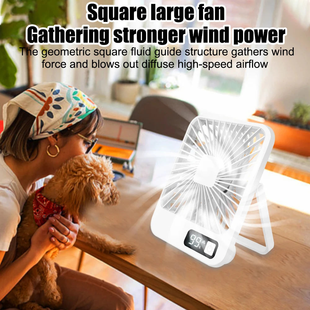 Portable Desktop Fan Rechargeable