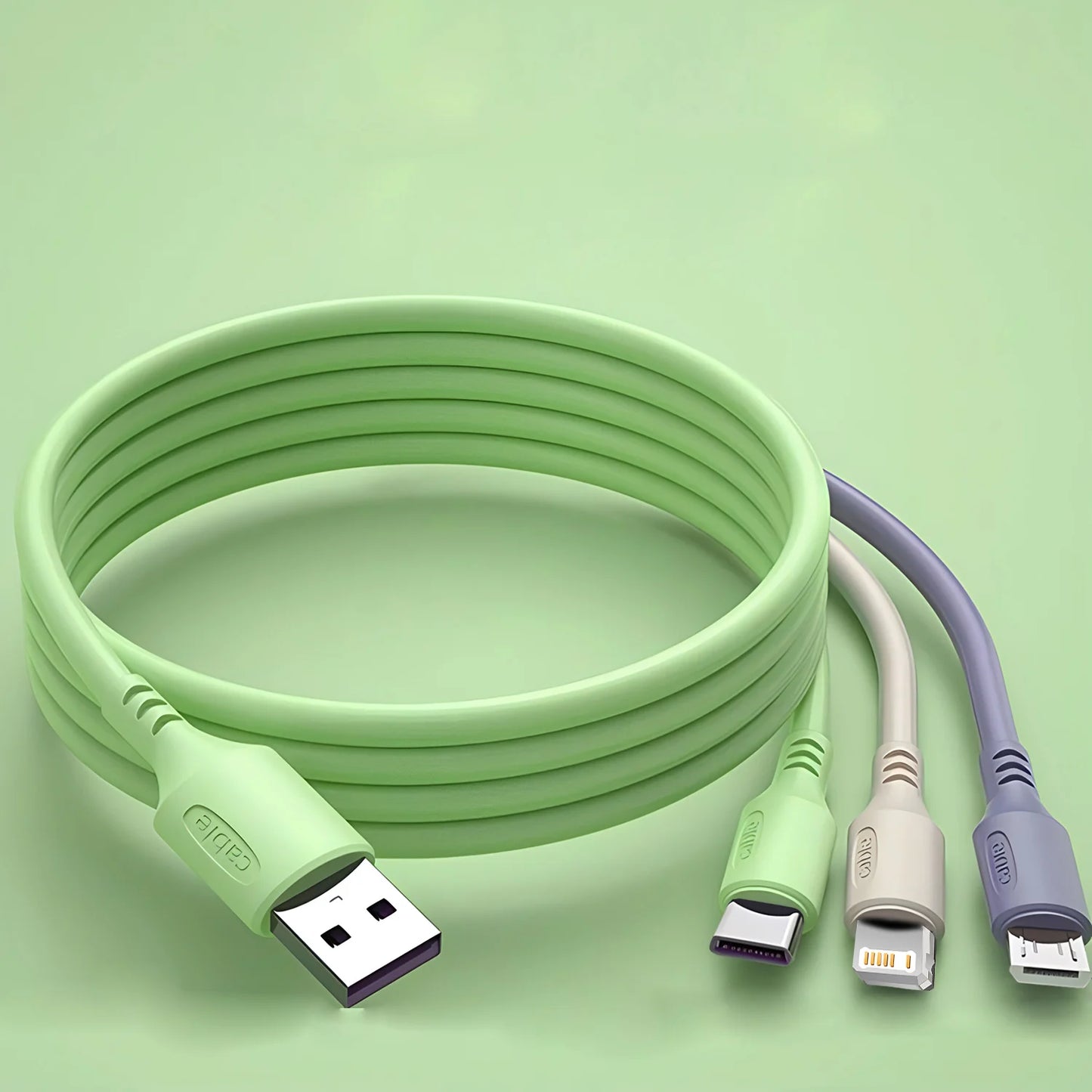 3 In 1 Super Fast Charging Cable For iPhone