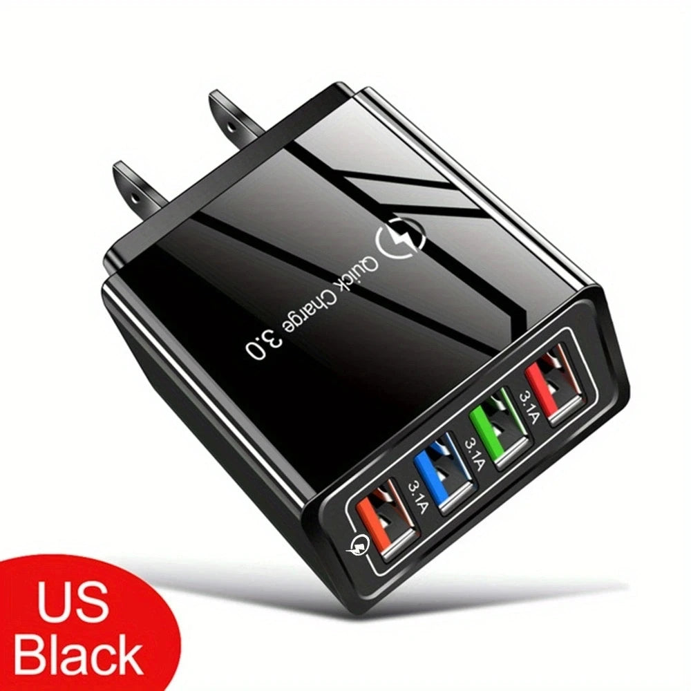 USB Charger Multi Port 4 USB Quick Charge 3.0 For Phone