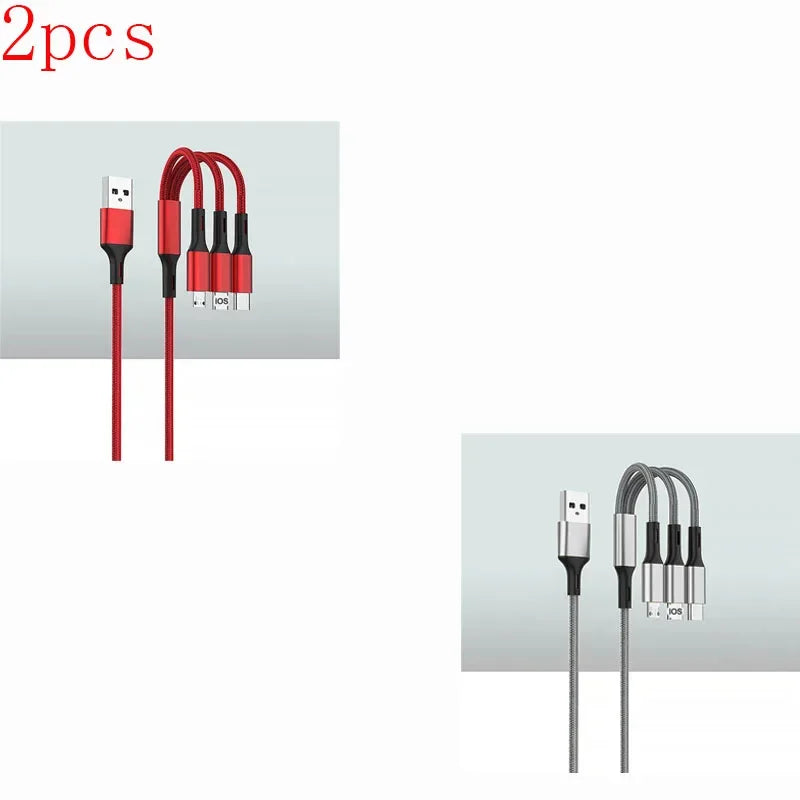 3-in-1 fast charging cable