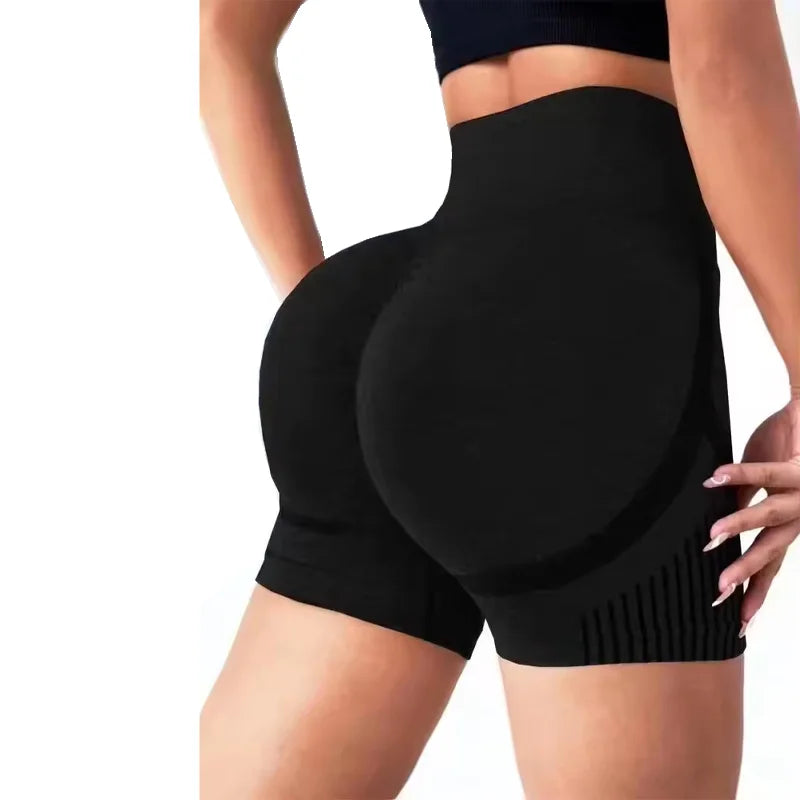 Women High Waist Workout Shorts