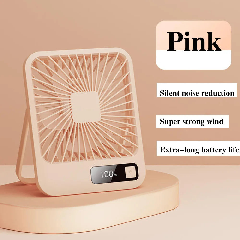 Portable Desktop Fan Rechargeable