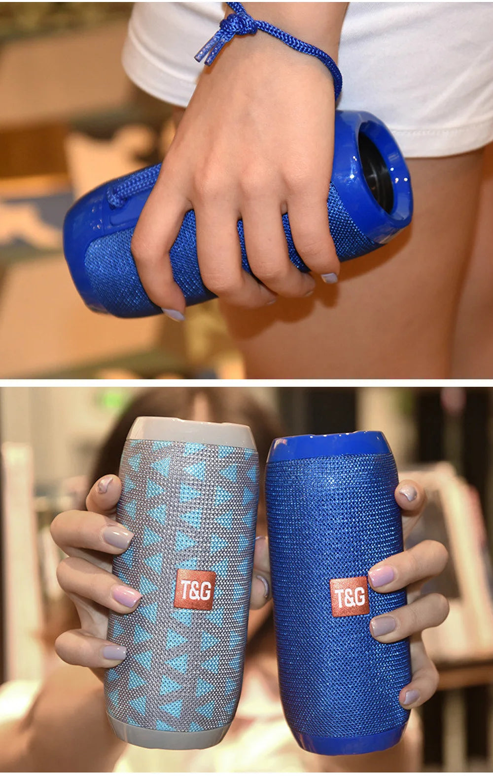 T&G Portable Sound Box Waterproof Loudspeaker
