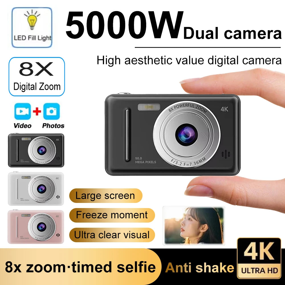 4K Digital Camera 50MP