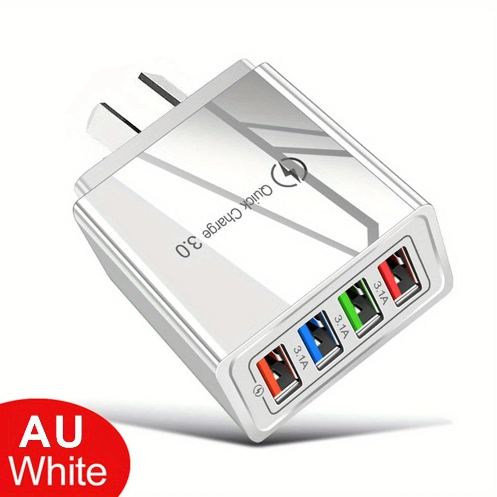 USB Charger Multi Port 4 USB Quick Charge 3.0 For Phone