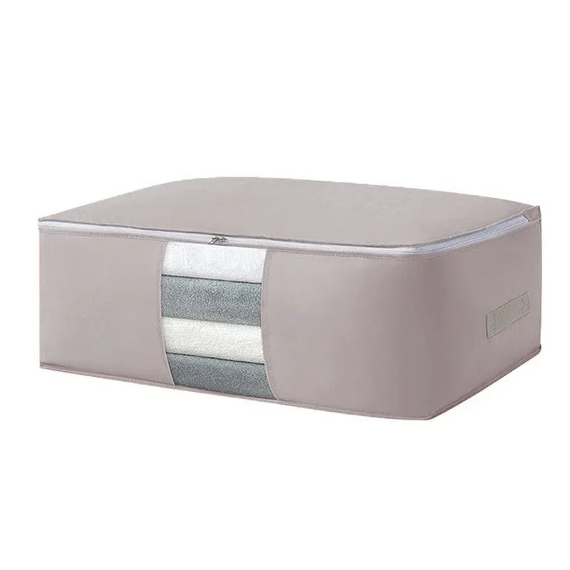 Foldable Storage Bags for Clothes and Comforters - Extra Large Capacity for Moving and Packing