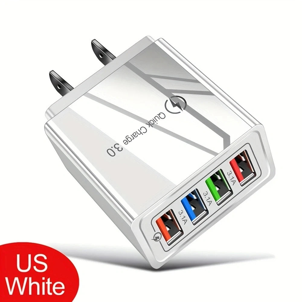 USB Charger Multi Port 4 USB Quick Charge 3.0 For Phone
