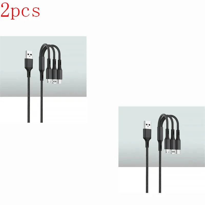 3-in-1 fast charging cable