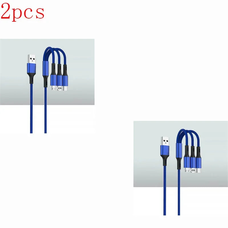 3-in-1 fast charging cable