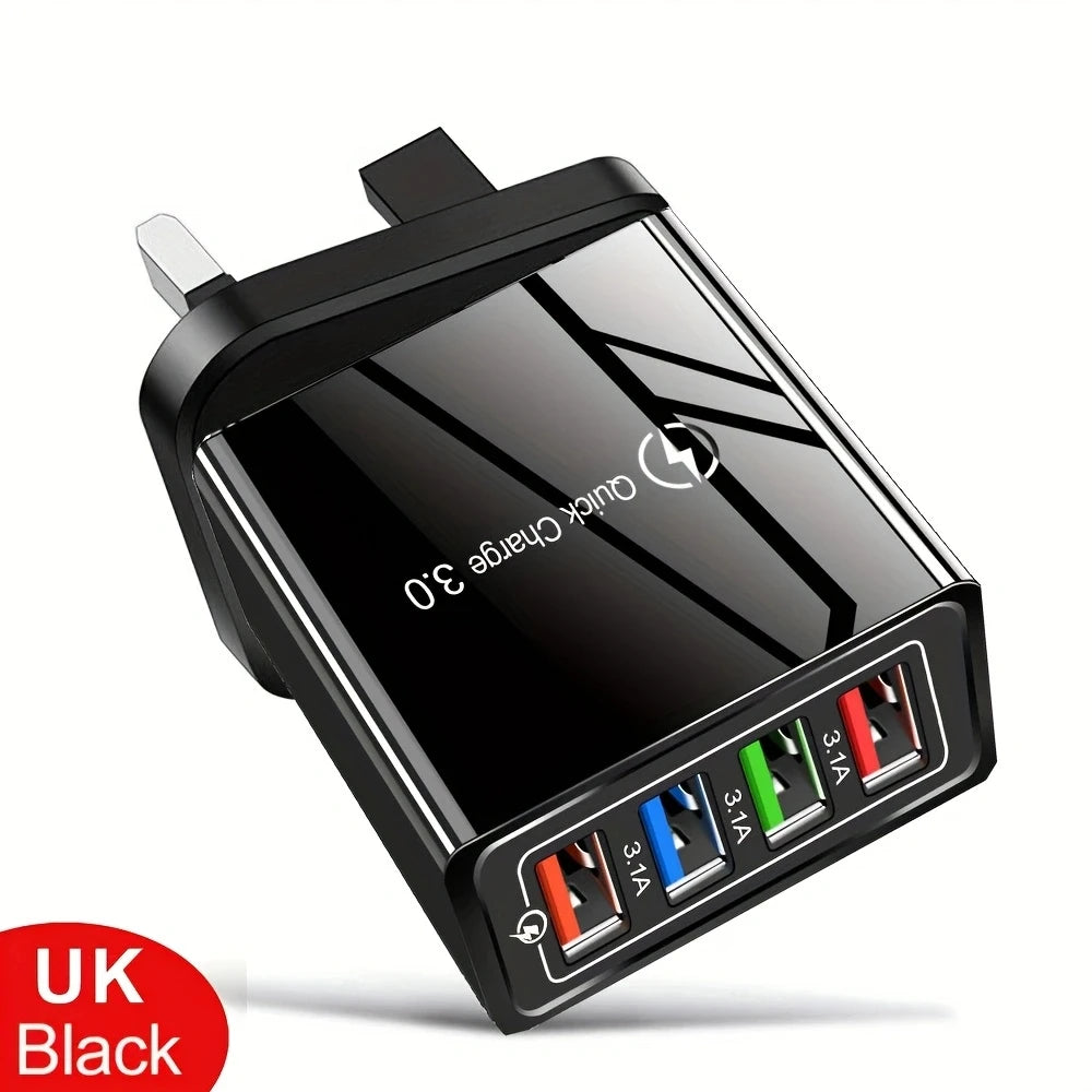 USB Charger Multi Port 4 USB Quick Charge 3.0 For Phone