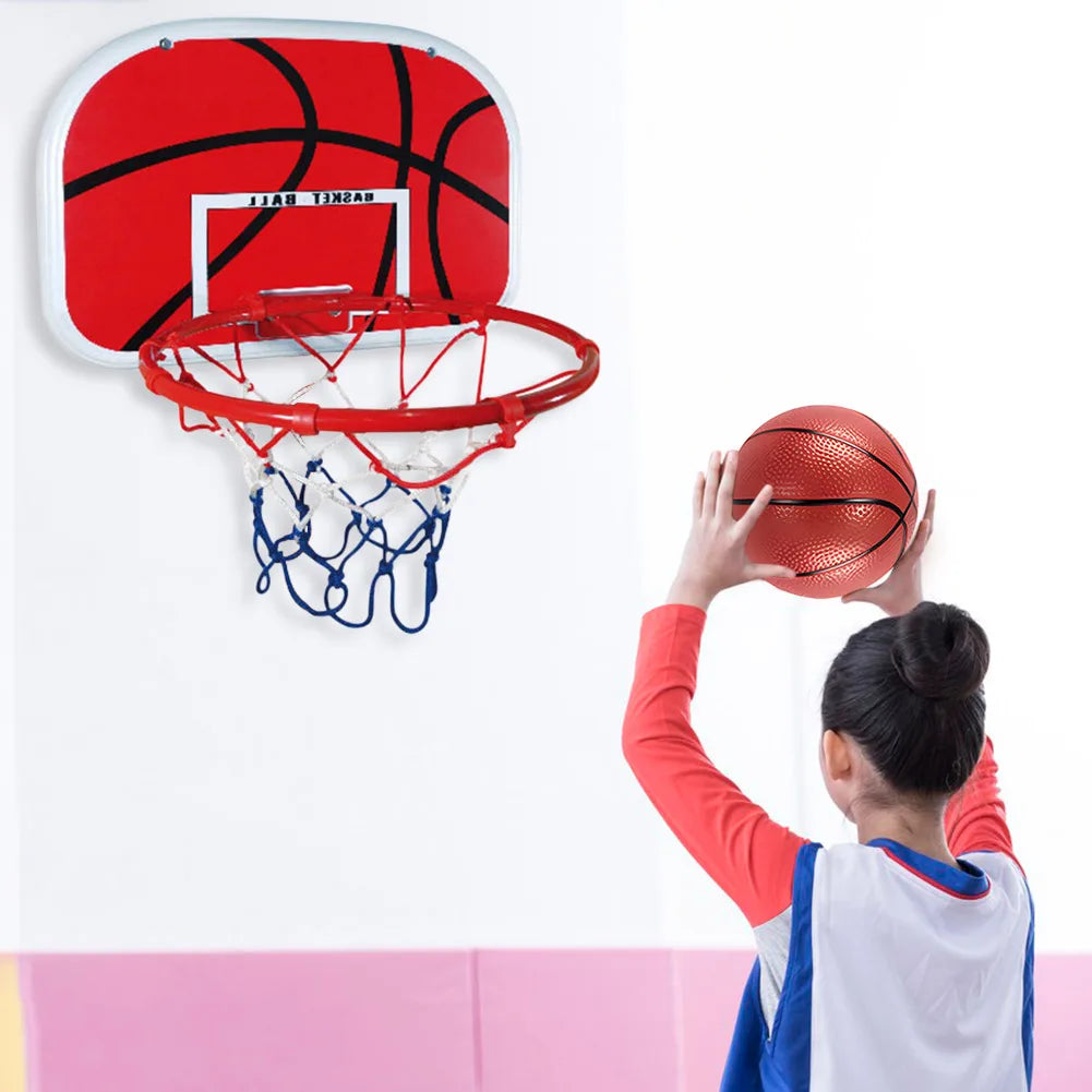 Basketball Goals with Ball and Pump Portable Basketball Hoop Adjustable Basketball Hoop Set Indoor Outdoor Play for Kids