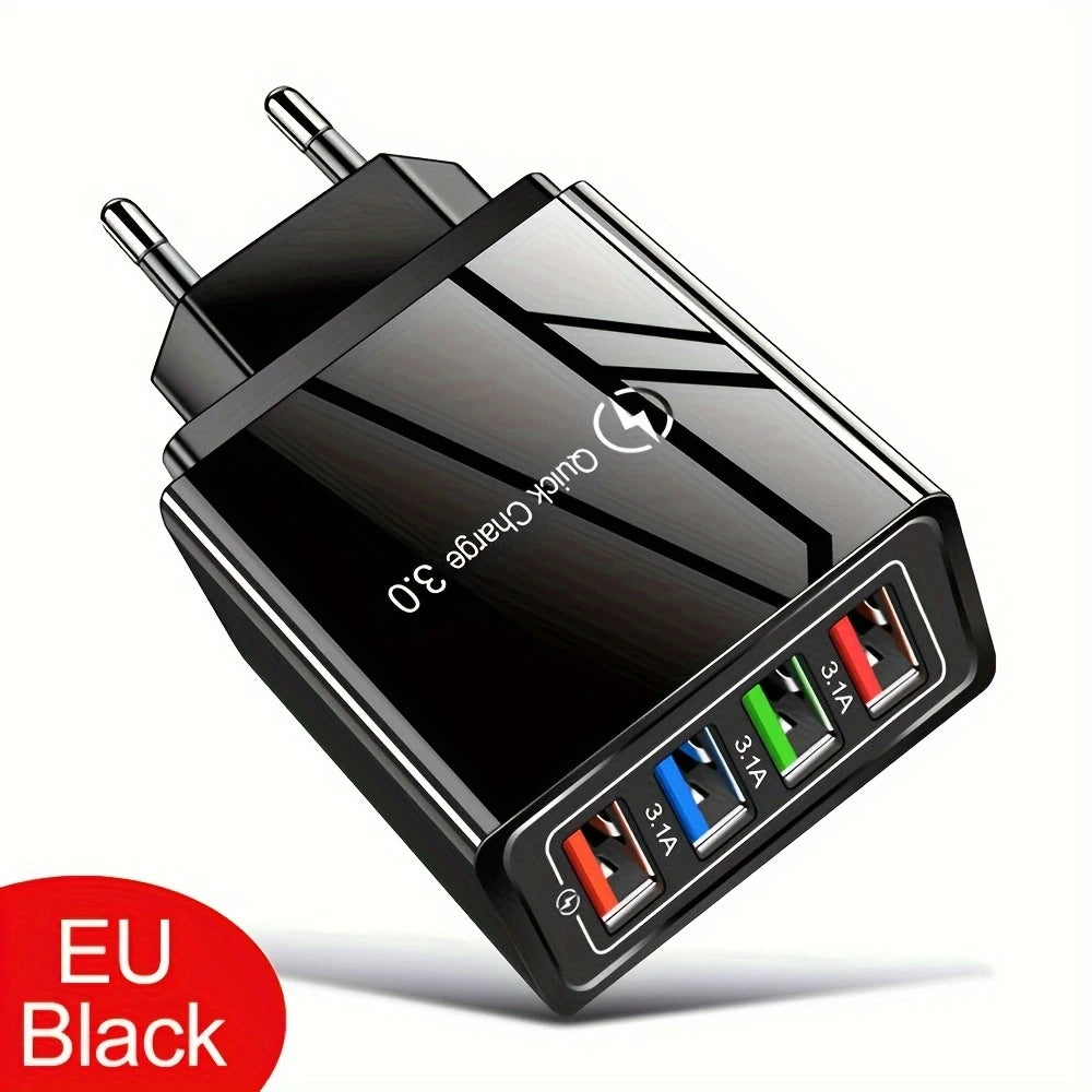 USB Charger Multi Port 4 USB Quick Charge 3.0 For Phone