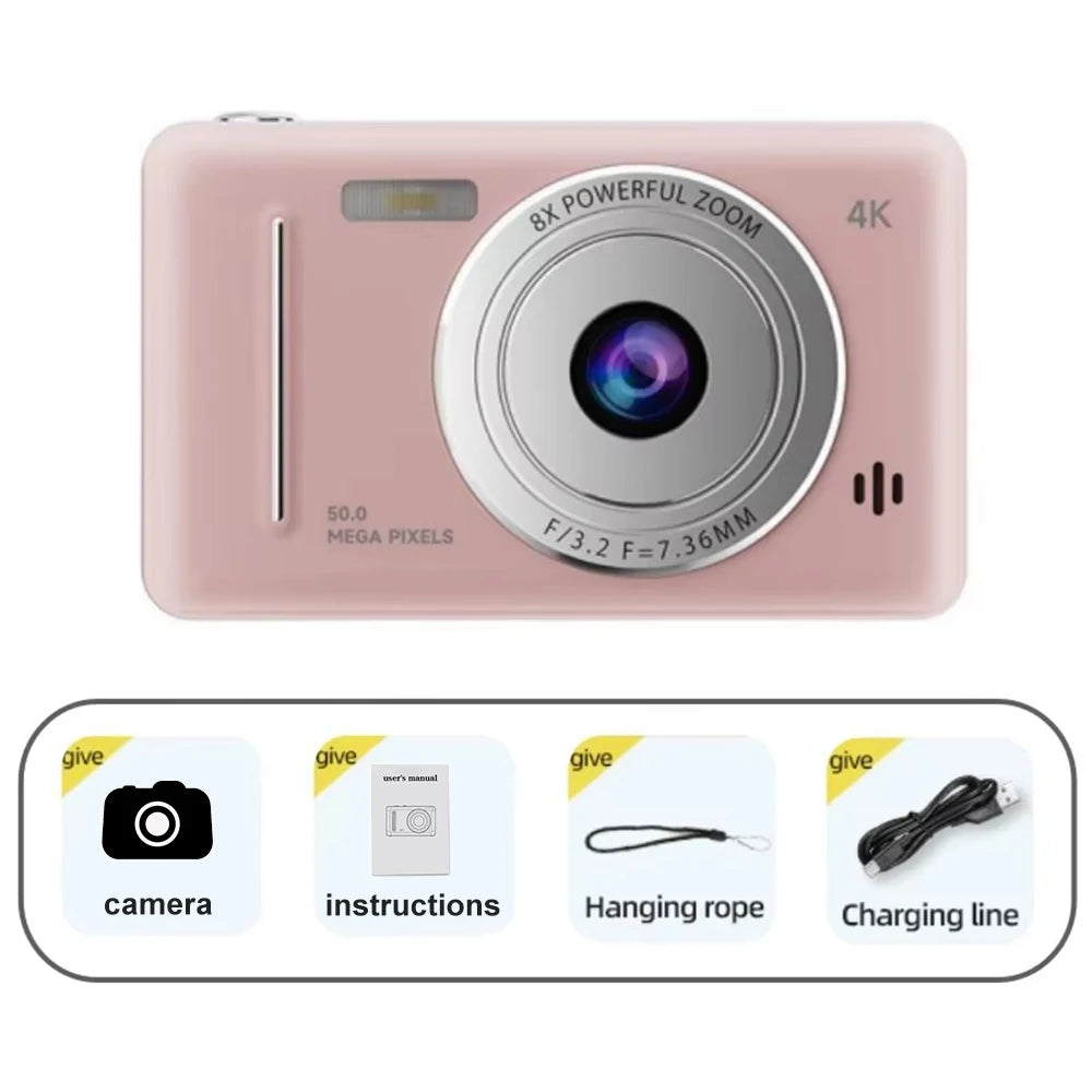 4K Digital Camera 50MP