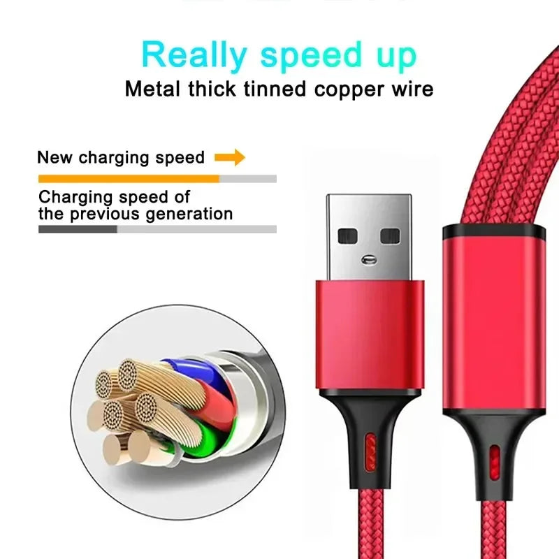 3-in-1 fast charging cable
