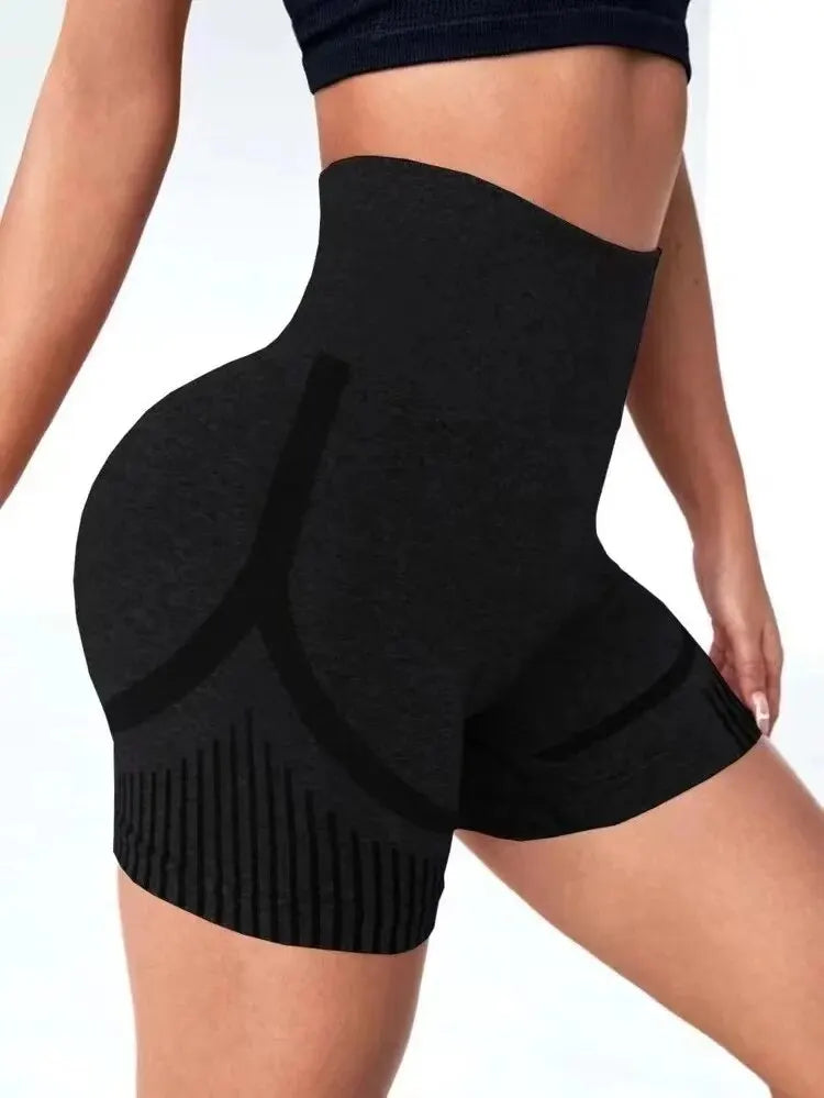 Women High Waist Workout Shorts