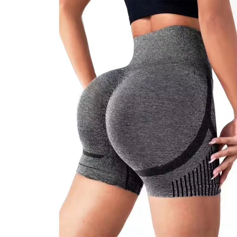 Women High Waist Workout Shorts