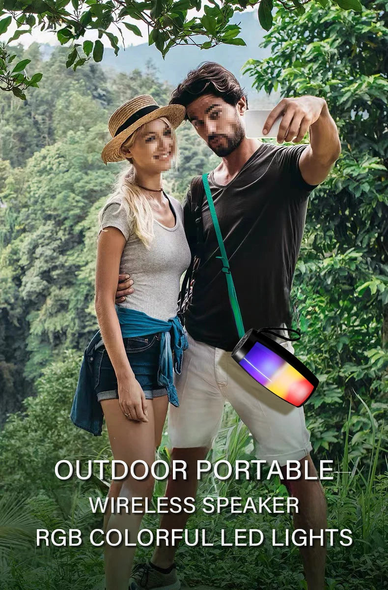 Wireless Bluetooth Speaker With LED Light