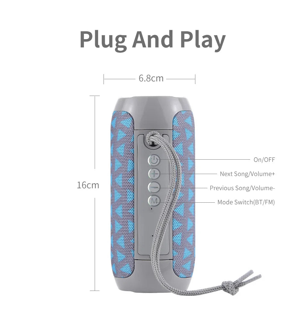 T&G Portable Sound Box Waterproof Loudspeaker