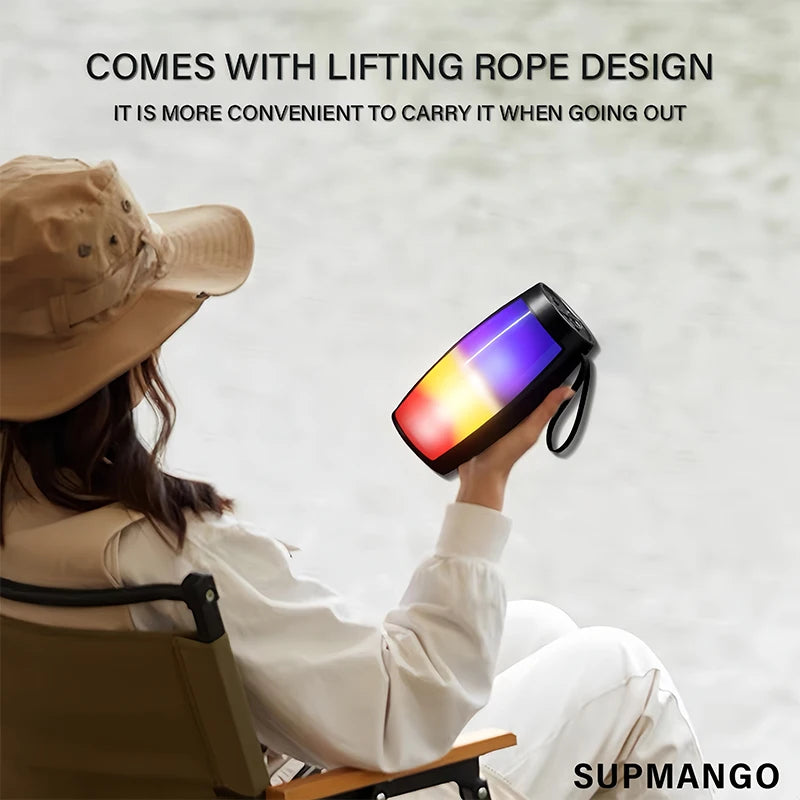 Wireless Bluetooth Speaker With LED Light