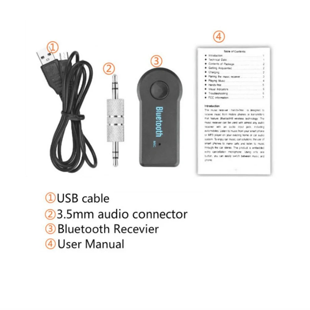 3.5mm Socket Wireless Bluetooth Converter