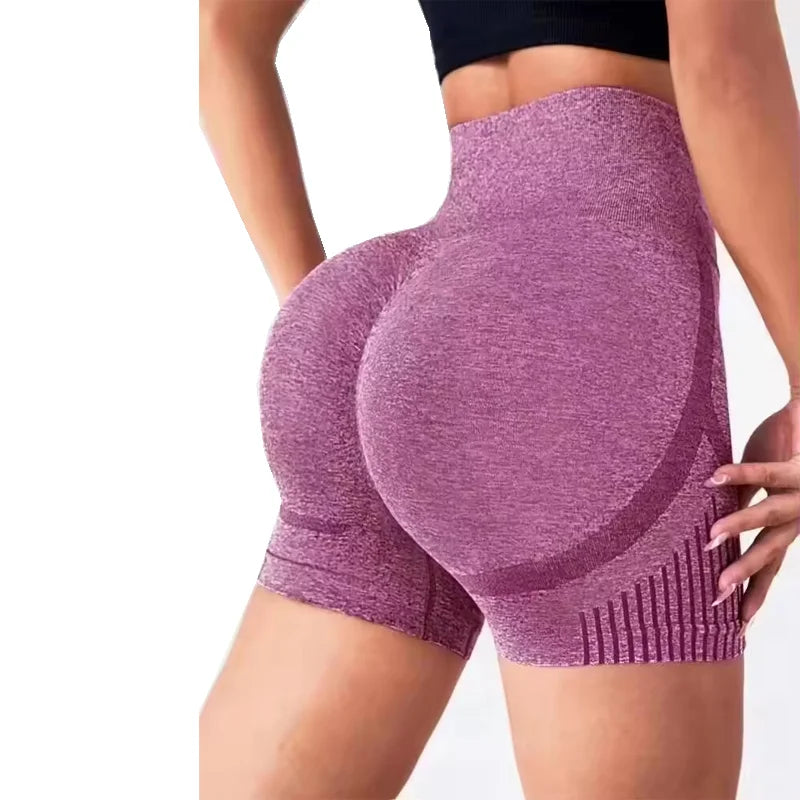 Women High Waist Workout Shorts