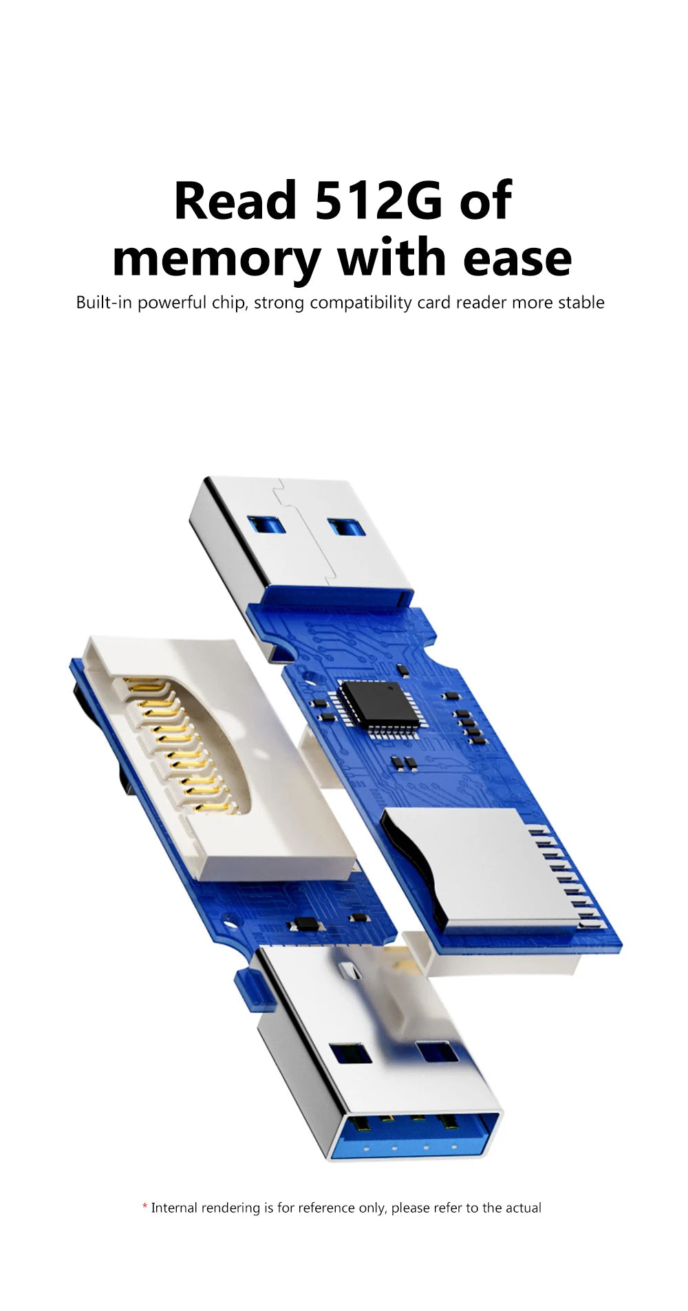 2 in 1 USB 3.0 Card Reader