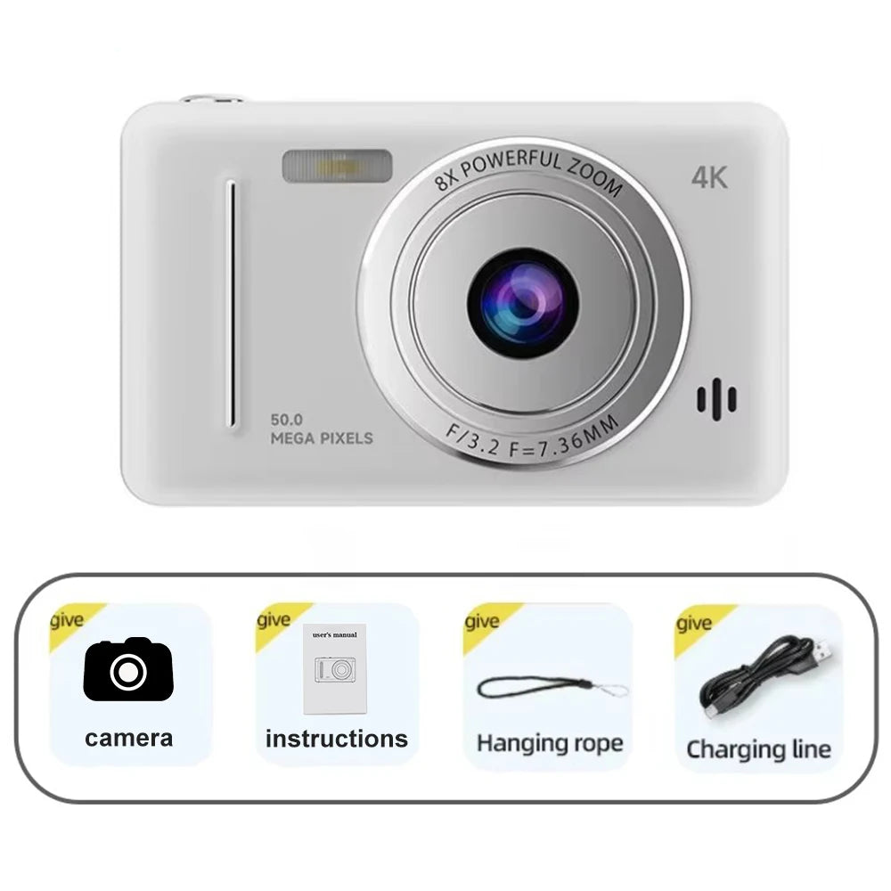 4K Digital Camera 50MP