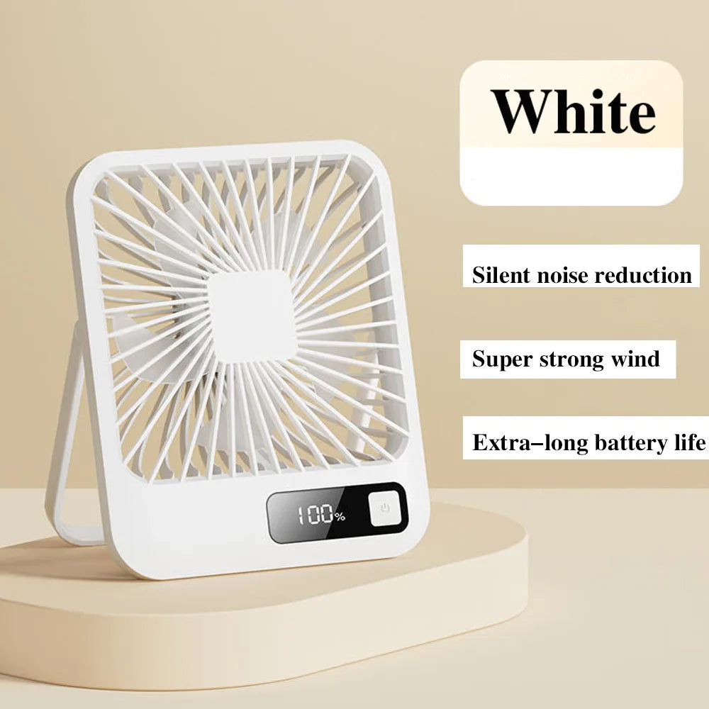 Portable Desktop Fan Rechargeable