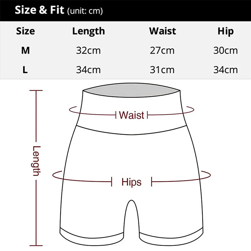 Women High Waist Workout Shorts