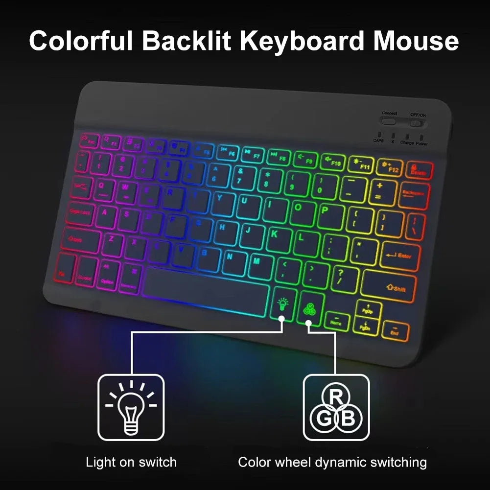 Backlight Bluetooth Keyboard & Mouse