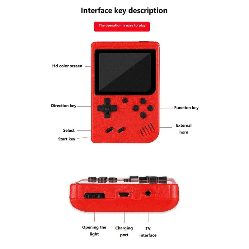 Children's Handheld Small Game Console With 400 Games