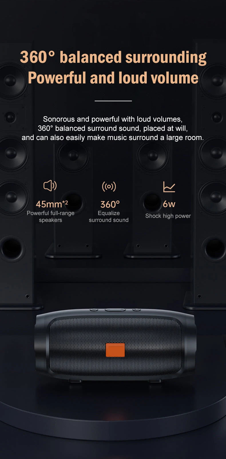 Dynamic Wireless Bluetooth Speaker