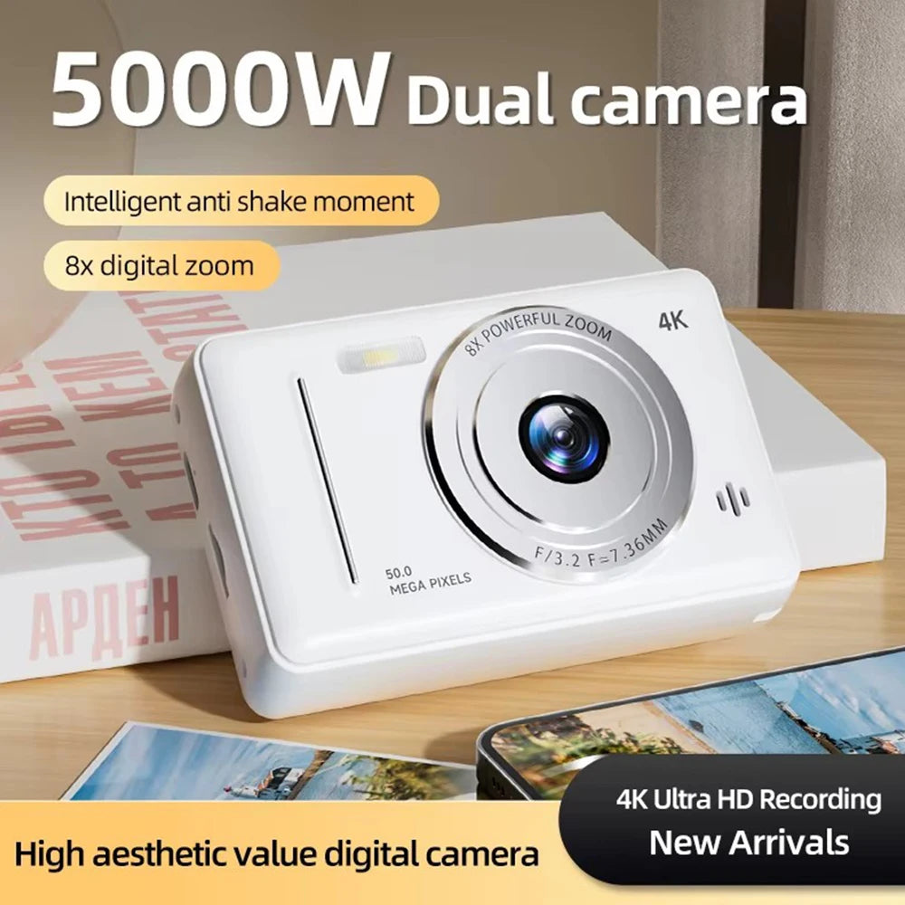 4K Digital Camera 50MP